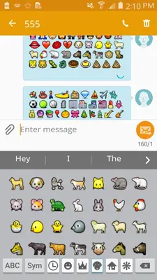 Emoji 1 Free Font Theme android App screenshot 1