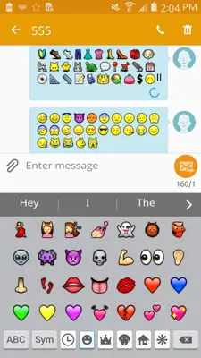 Emoji 1 Free Font Theme android App screenshot 2